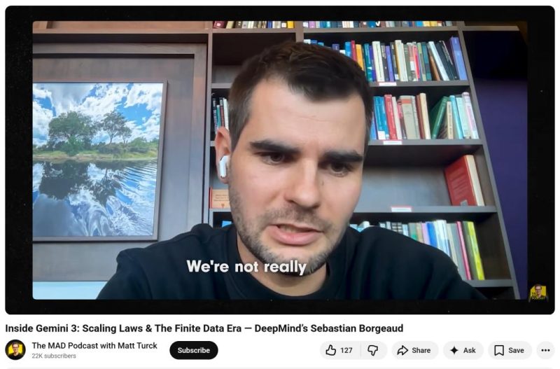 Scaling Law没死，Gemini核心大佬爆料，谷歌已有颠覆性密钥-AI做小事 · 123GPT