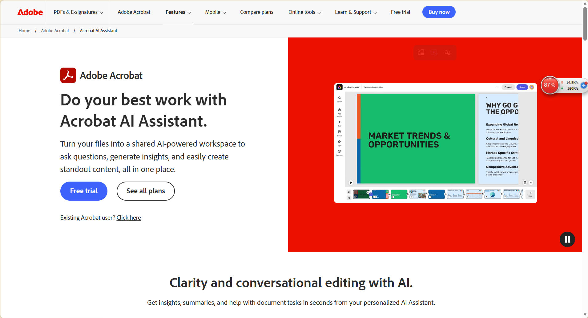 Acrobat AI Assistant