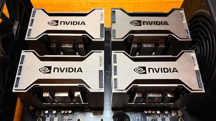 9 年前英伟达 Tesla V100 老将再战：4 GPU 集群 AI 推理跑赢 2 台 DGX Spark